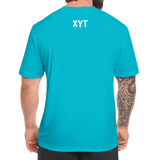 Men’s Moisture Wicking Performance T-Shirt - turquoise