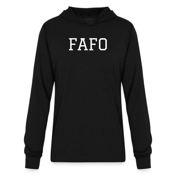 FAFO Premium Light Weight Hoodie (White) - black