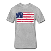American Flag - Color - heather gray