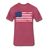American Flag - Color - heather burgundy