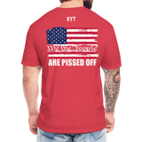 We The People... Are Pissed Off (On Back White) - heather red