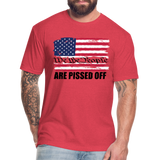 We The people... Are Pissed Off (Black) - heather red