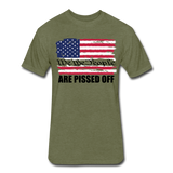 We The people... Are Pissed Off (Black) - heather military green