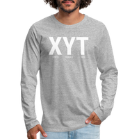 XYT Brand Premium Long Sleeve T-Shirt - heather gray
