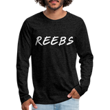 REBBS Premium Long Sleeve T-Shirt - charcoal grey