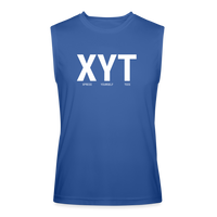 XYT Brand Performance Sleeveless Shirt (Black) - royal blue