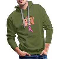 Breast Cancer Group Premium Hoodie - olive green