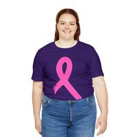 Cancer Pink Ribbon Tee  (Survivor on Back)