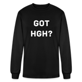 Got HGH? Men's Long Sleeve T-Shirt - black