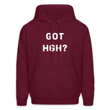 Got HGH? Men Hoddie - burgundy