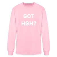 Got HGH? Men's Long Sleeve T-Shirt - pink