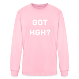 Got HGH? Men's Long Sleeve T-Shirt - pink
