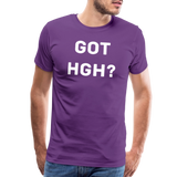 Got HGH? Premium T-Shirt - purple