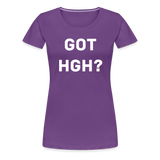 Got HGH? Woman's Premium T-Shirt - purple