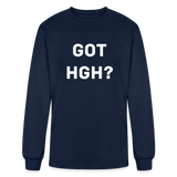 Got HGH? Men's Long Sleeve T-Shirt - navy