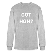 Got HGH? Men's Long Sleeve T-Shirt - heather gray