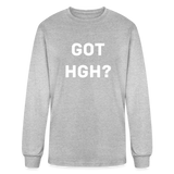 Got HGH? Men's Long Sleeve T-Shirt - heather gray