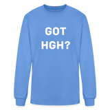 Got HGH? Men's Long Sleeve T-Shirt - carolina blue