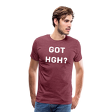 Got HGH? Premium T-Shirt - heather burgundy