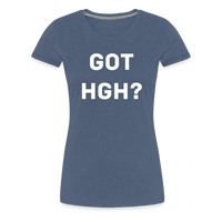 Got HGH? Woman's Premium T-Shirt - heather blue