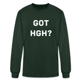 Got HGH? Men's Long Sleeve T-Shirt - forest green