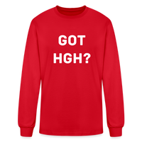 Got HGH? Men's Long Sleeve T-Shirt - red