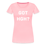 Got HGH? Woman's Premium T-Shirt - pink