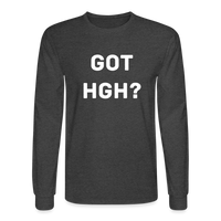 Got HGH? Men's Long Sleeve T-Shirt - heather black