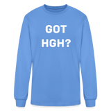 Got HGH? Men's Long Sleeve T-Shirt - carolina blue