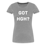 Got HGH? Woman's Premium T-Shirt - heather gray
