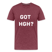 Got HGH? Premium T-Shirt - heather burgundy