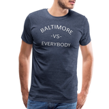 Baltimore vs Everybody - heather blue