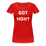 Got HGH? Woman's Premium T-Shirt - red