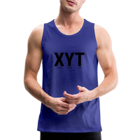 XYT Brand Premium Tank (Black) - royal blue