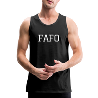 FAFO Premium Tank (White) - black