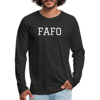 FAFO Premium Long Sleeve (White) - black