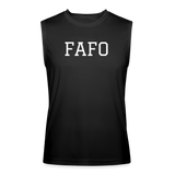 FAFO Performance Sleeveless Shirt (White) - black