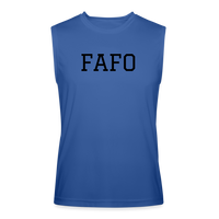 FAFO Performance Sleeveless Shirt (Black) - royal blue
