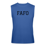 FAFO Performance Sleeveless Shirt (Black) - royal blue