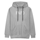 FAFO Premium Hoodie (White) - heather grey