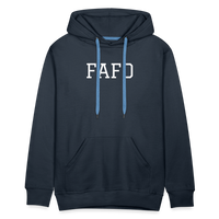FAFO Premium Hoodie (White) - navy