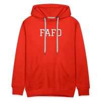 FAFO Premium Hoodie (White) - red