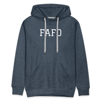 FAFO Premium Hoodie (White) - heather denim