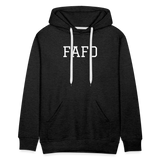 FAFO Premium Hoodie (White) - charcoal grey