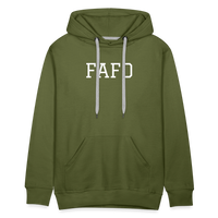 FAFO Premium Hoodie (White) - olive green