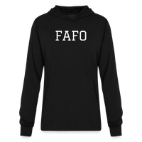 FAFO Premium Light Weight Hoodie (White) - black
