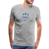 FIGHT  Premium T-Shirt (White) - heather gray