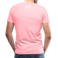 FIGHT  Premium T-Shirt (White) - pink