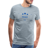 FIGHT  Premium T-Shirt (White) - heather ice blue