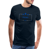 FIGHT  Premium T-Shirt (White) - deep navy